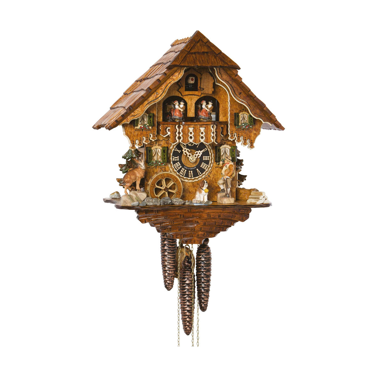 Hönes 6287T — 1-Day Mechanical Musical Cuckoo Clock