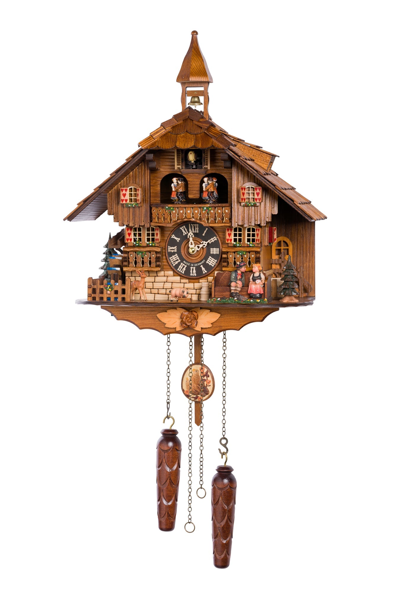 Hönes 638TQ HGQ - Quartz Musical Cuckoo Clock — official Hönes product image