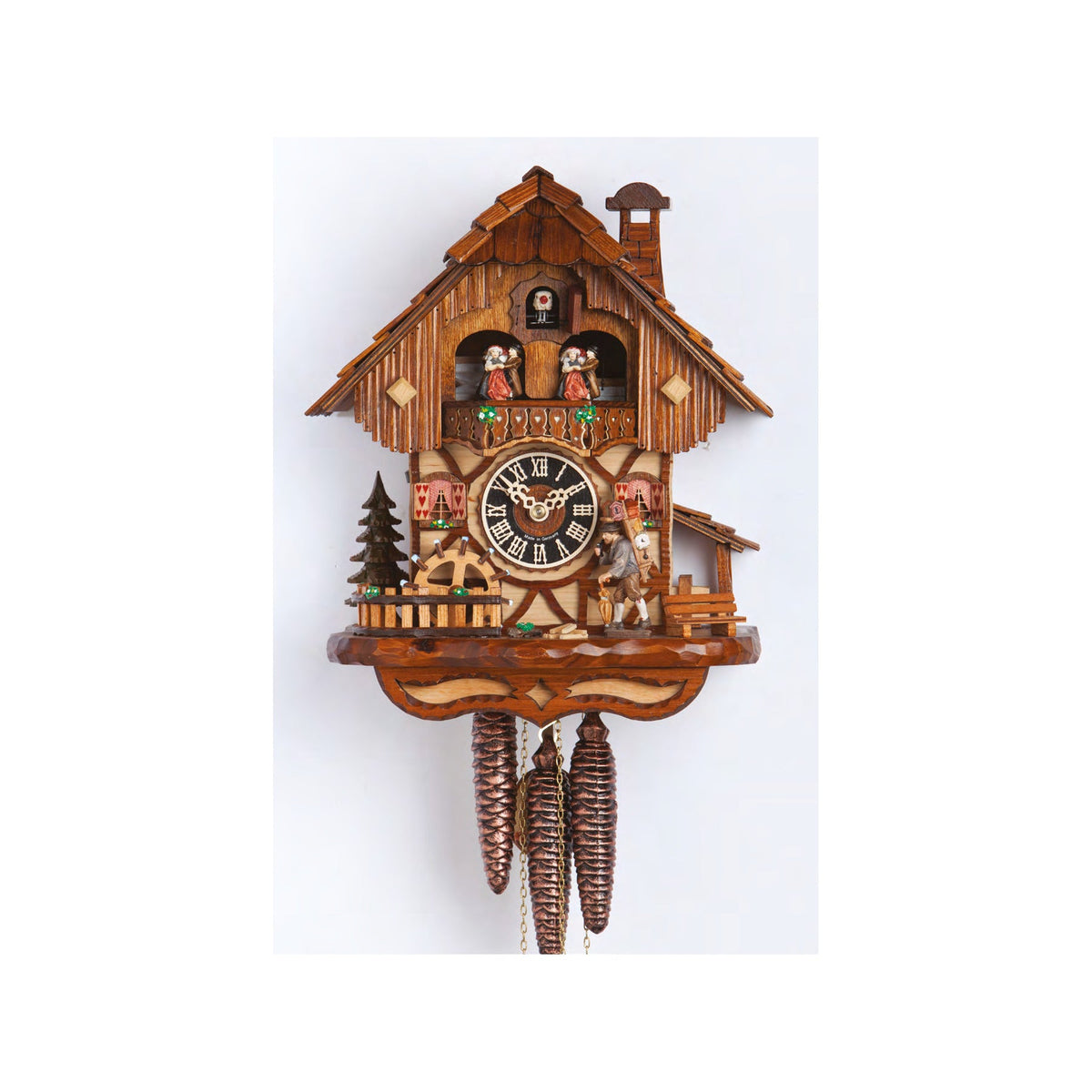 Hönes 6712T — 1-Day Mechanical Musical Cuckoo Clock