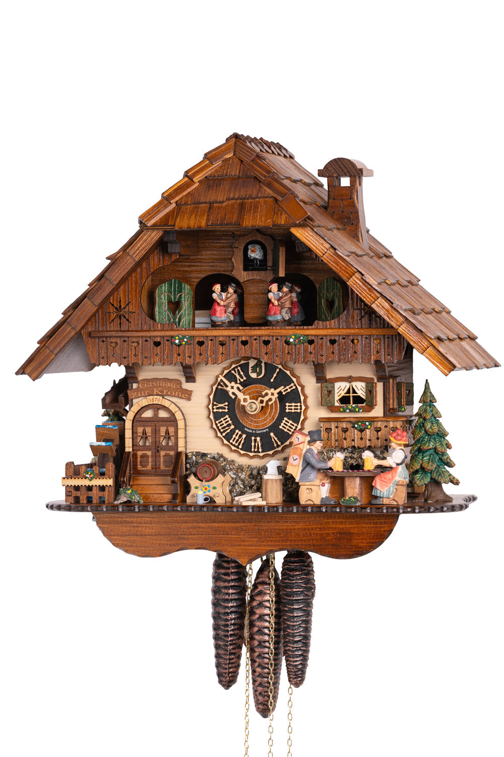 Hönes 6763T - 1-Day Mechanical Musical Cuckoo Clock — official Hönes product image