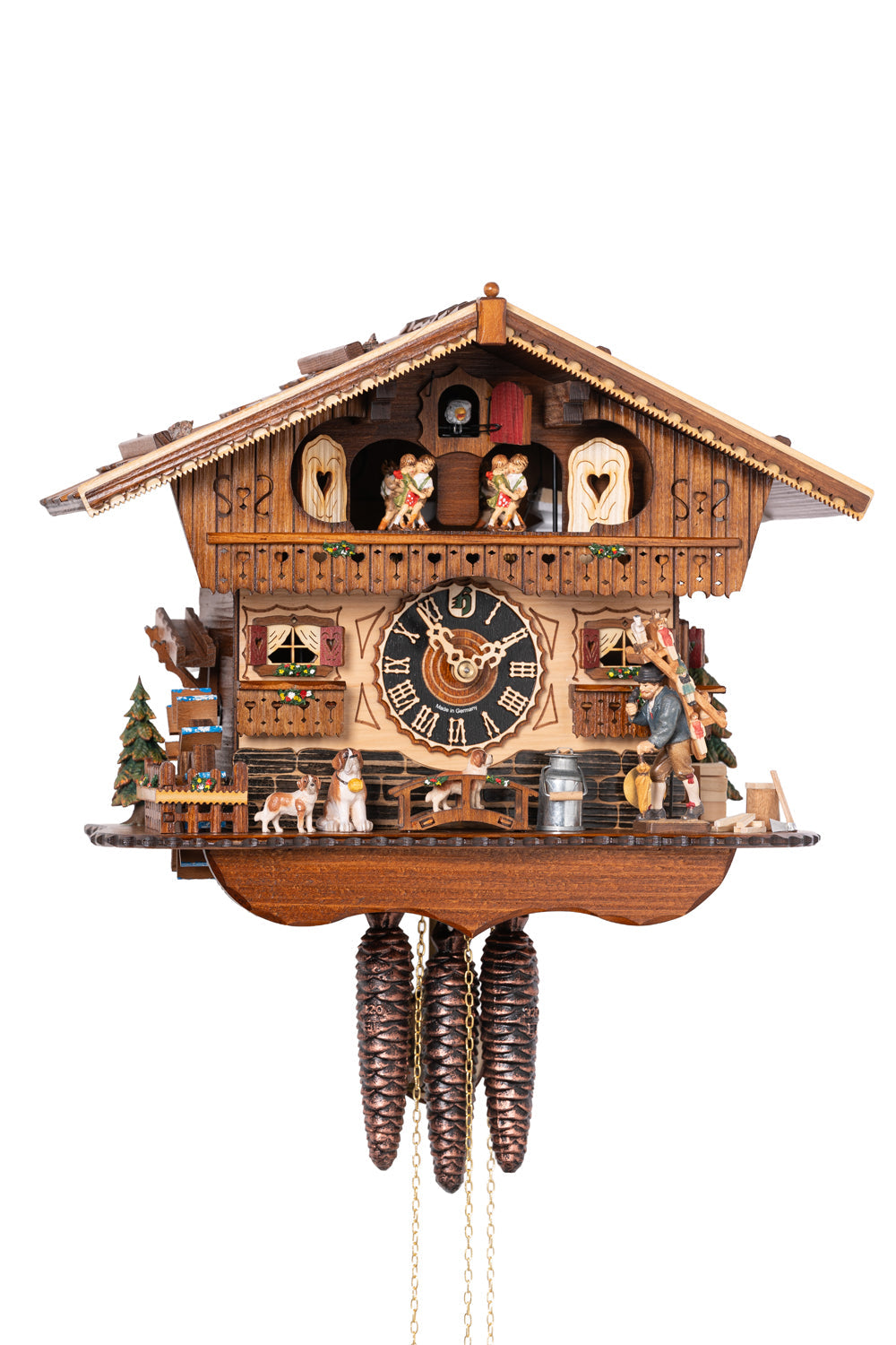 Hönes 6768T - 1-Day Mechanical Musical Cuckoo Clock — official Hönes product image