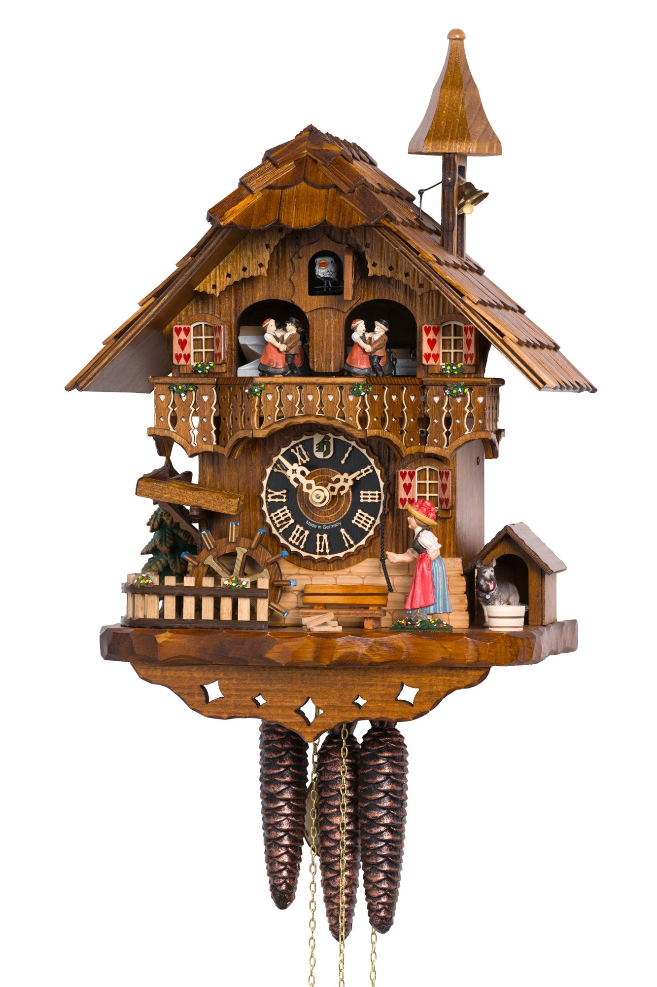 Hönes 6777T - 1-Day Mechanical Musical Cuckoo Clock — official Hönes product image