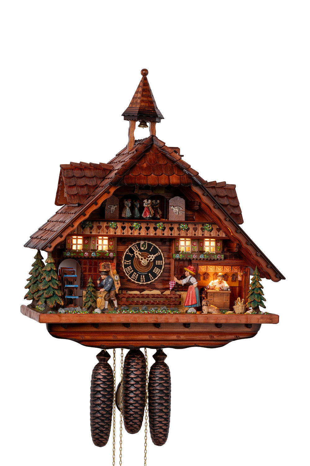Hönes 86206T - 8-Day Mechanical Musical Cuckoo Clock — official Hönes product image