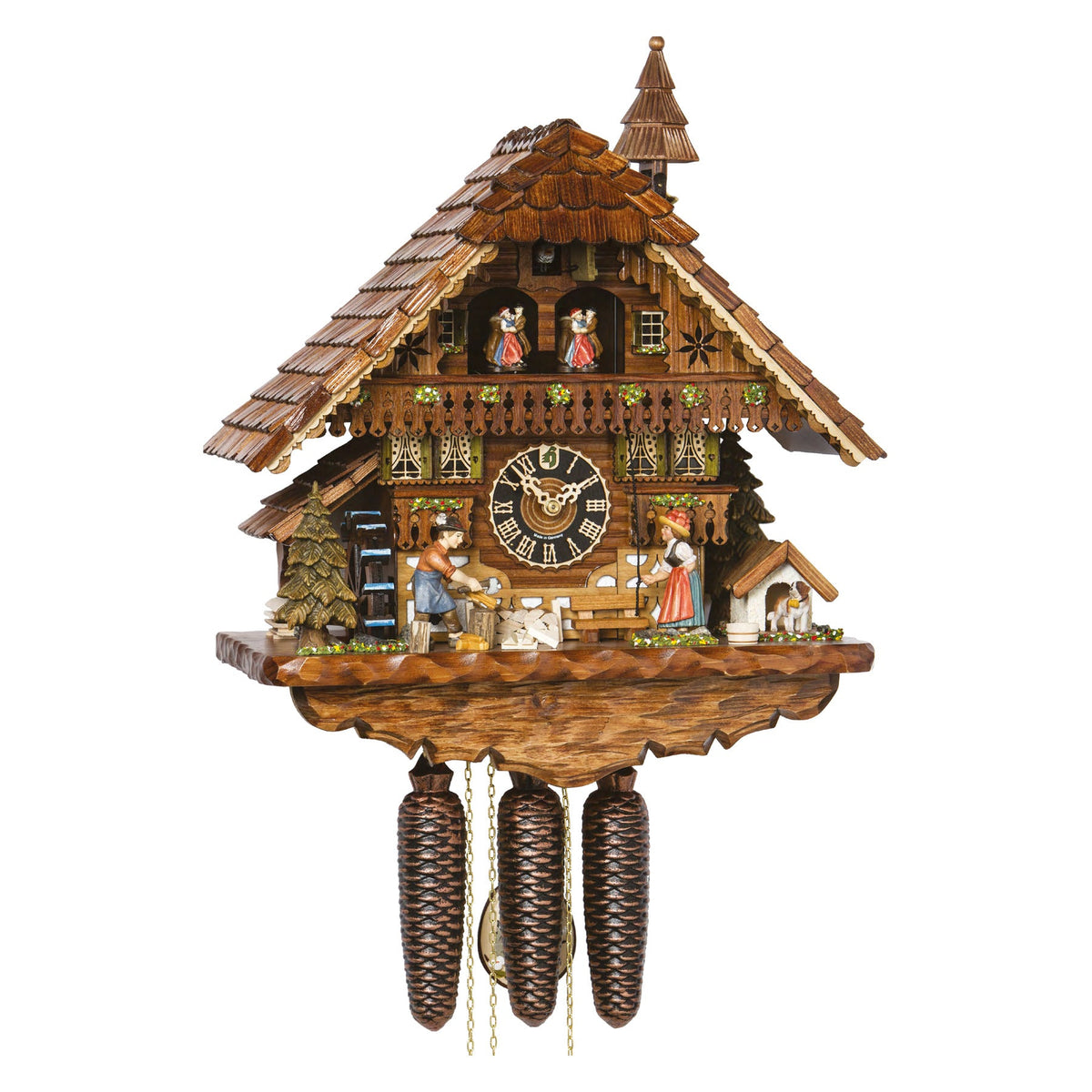 Hönes 8621T — 8-Day Mechanical Musical Cuckoo Clock