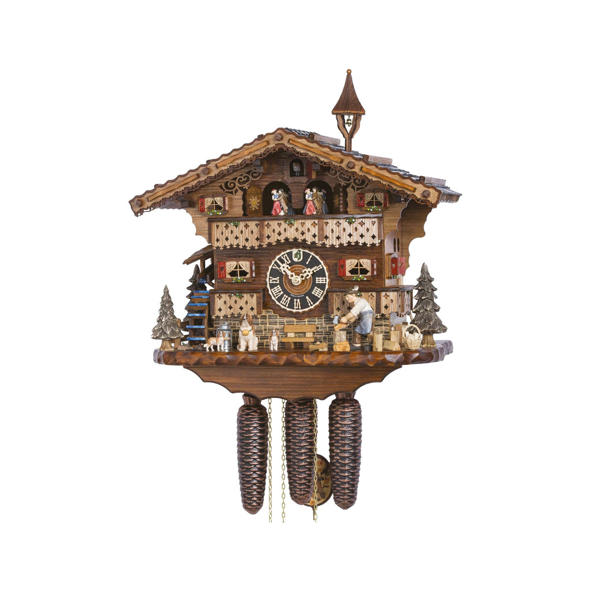 Hönes 86245T — 8-Day Mechanical Musical Cuckoo Clock