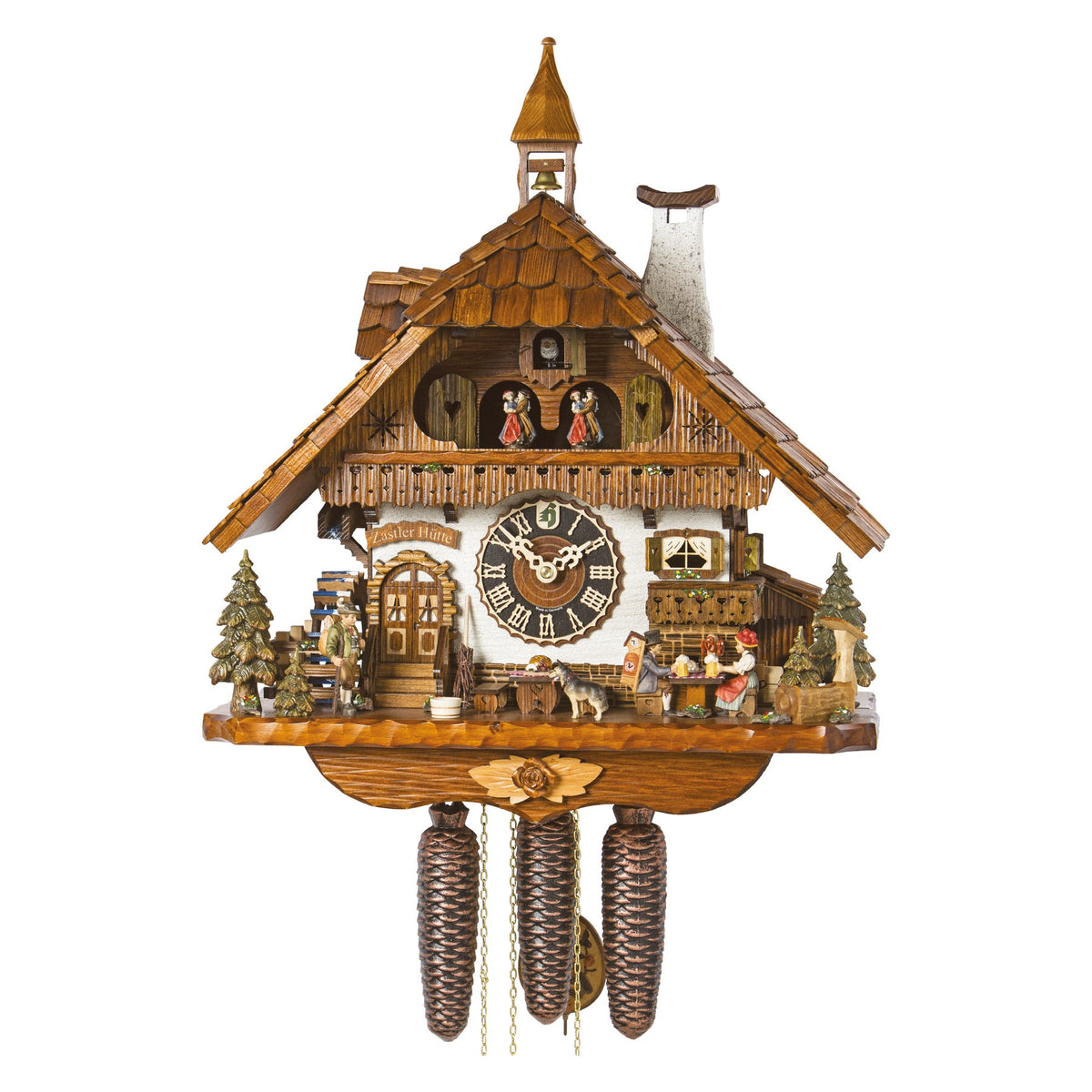 Hönes 86263T — 8-Day Mechanical Musical Cuckoo Clock