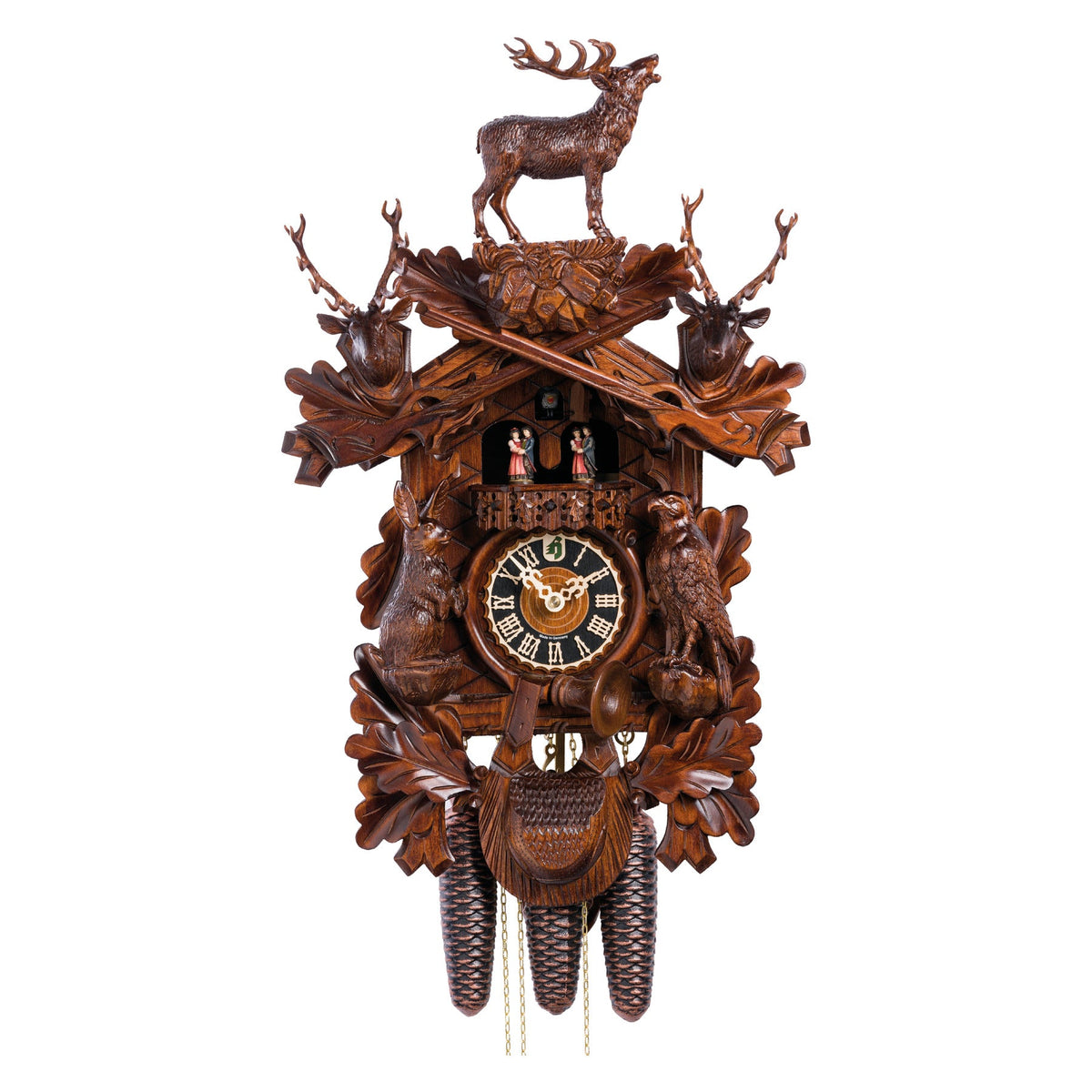 Hönes 8637-5Tnu — 8-Day Mechanical Musical Cuckoo Clock