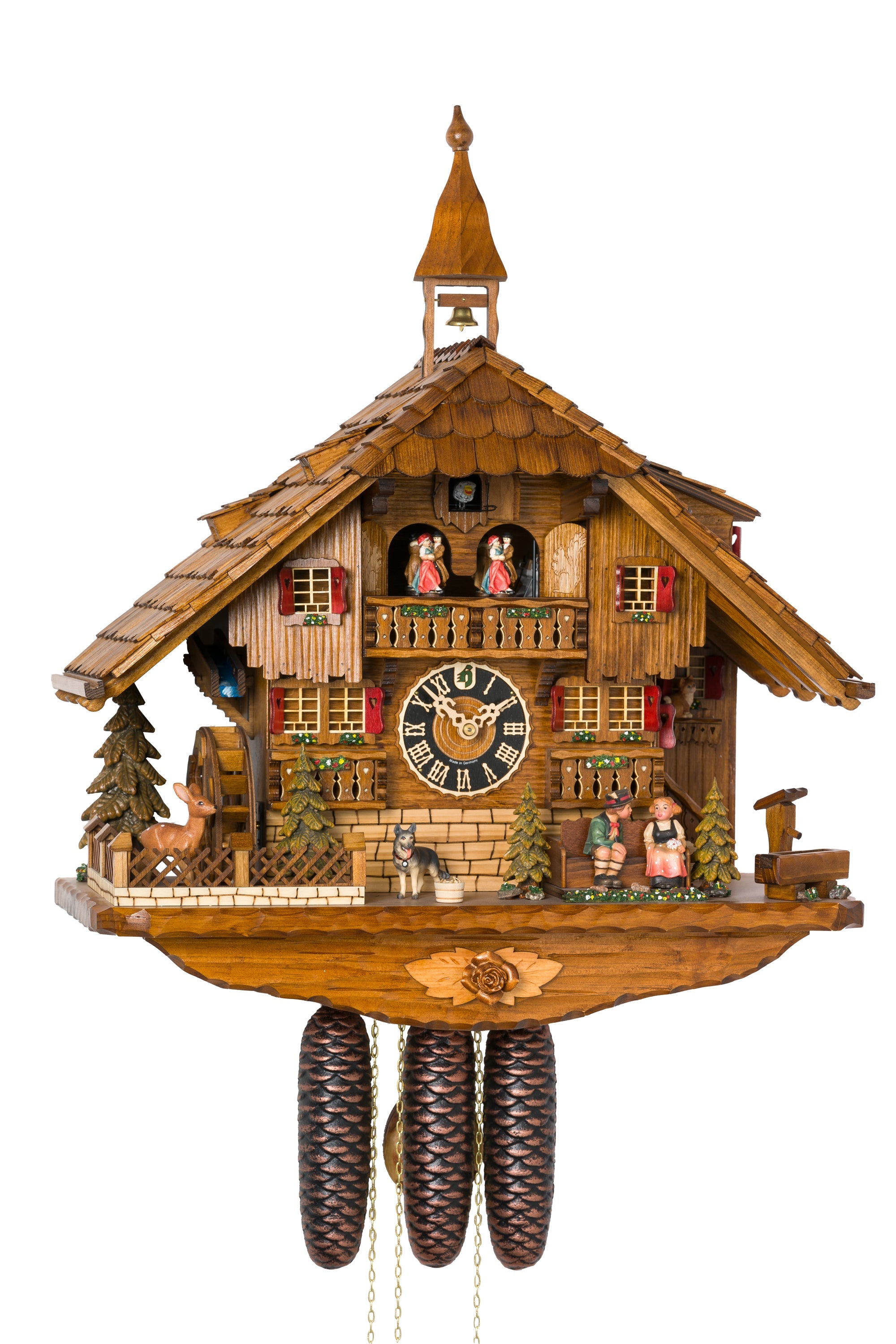 Hönes 8638T - 8-Day Mechanical Musical Cuckoo Clock — official Hönes product image