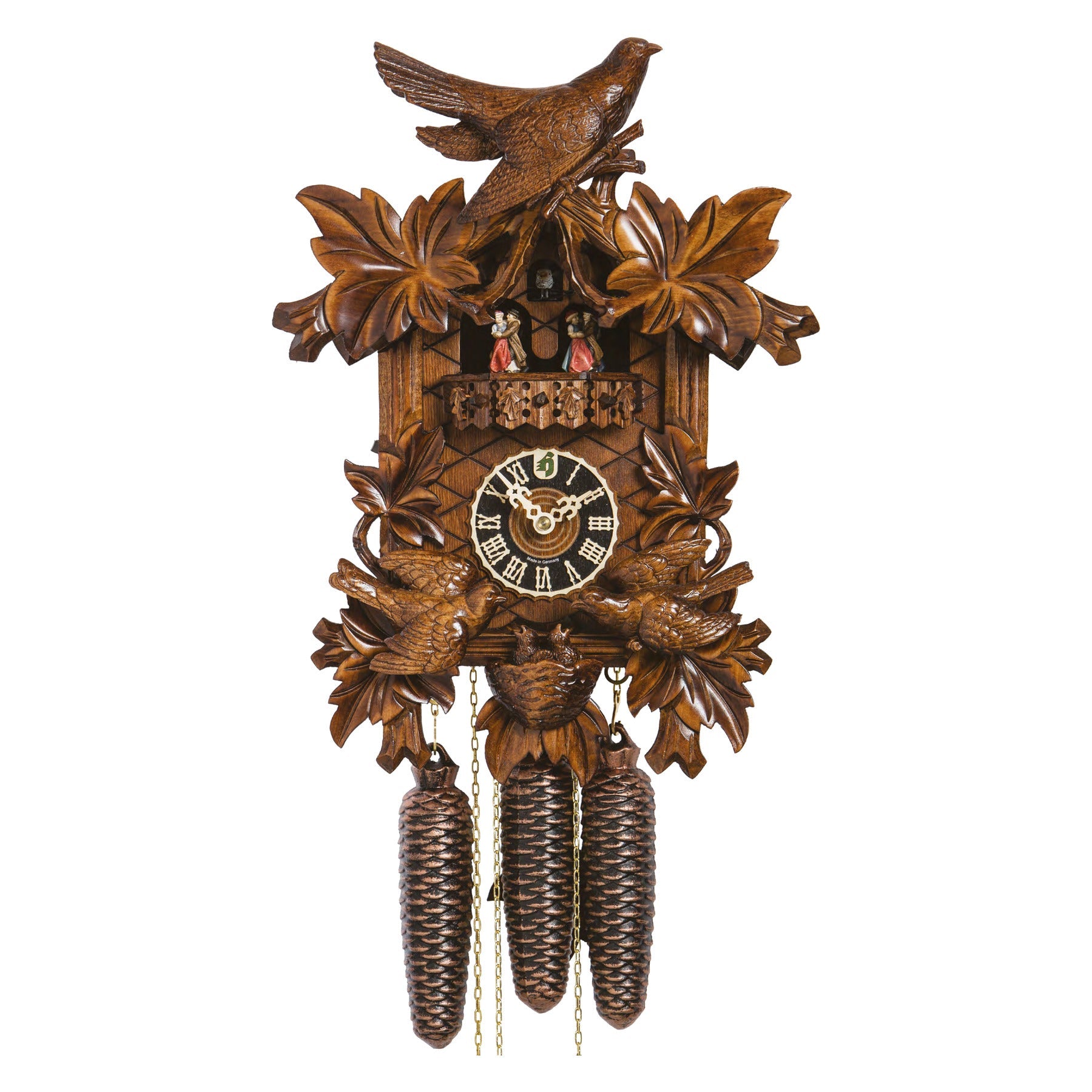 Hönes 864700-4Tnu — 8-Day Mechanical Musical Cuckoo Clock