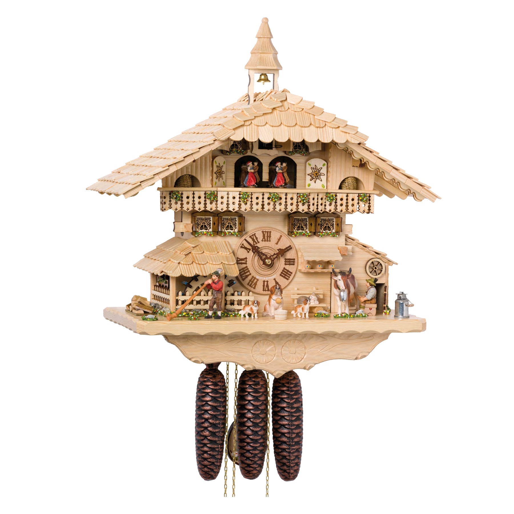 Hönes 8656Tna — 8-Day Mechanical Musical Cuckoo Clock