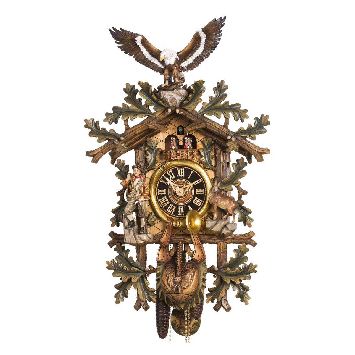Hönes 8667-8Tbu — 8-Day Mechanical Musical Cuckoo Clock