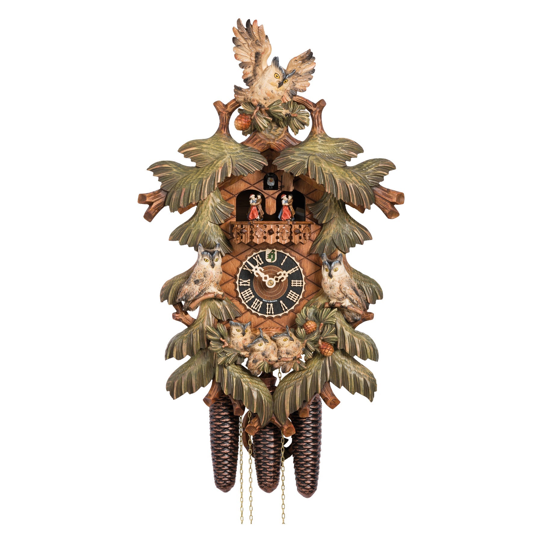 Hönes 86715-5Tbu — 8-Day Mechanical Musical Cuckoo Clock