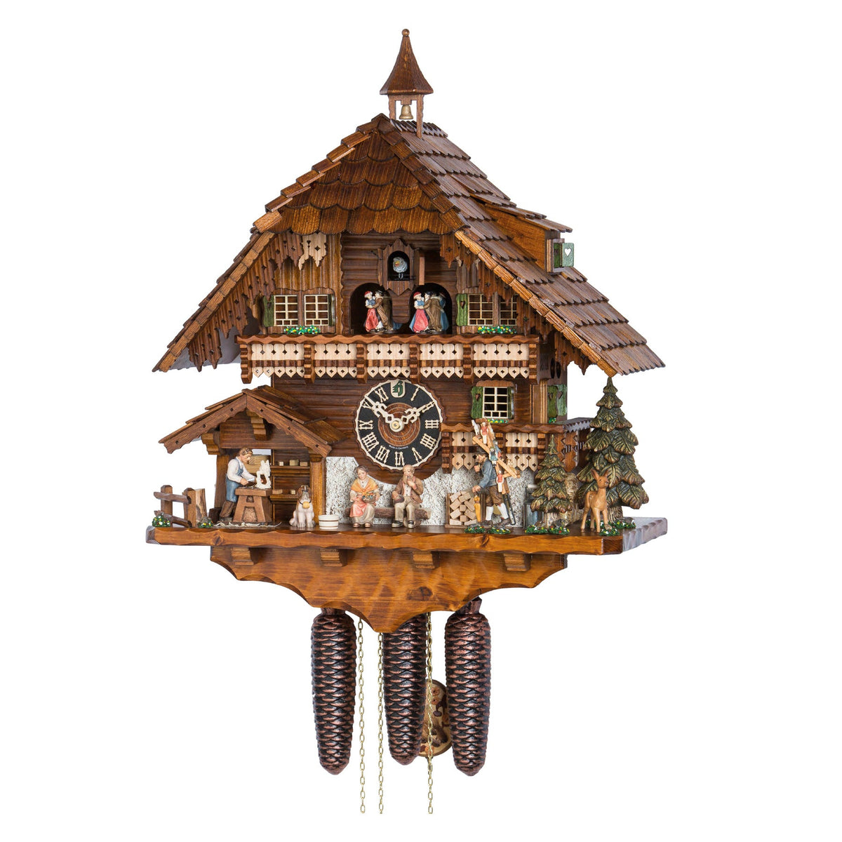 Hönes 86732T — 8-Day Mechanical Musical Cuckoo Clock