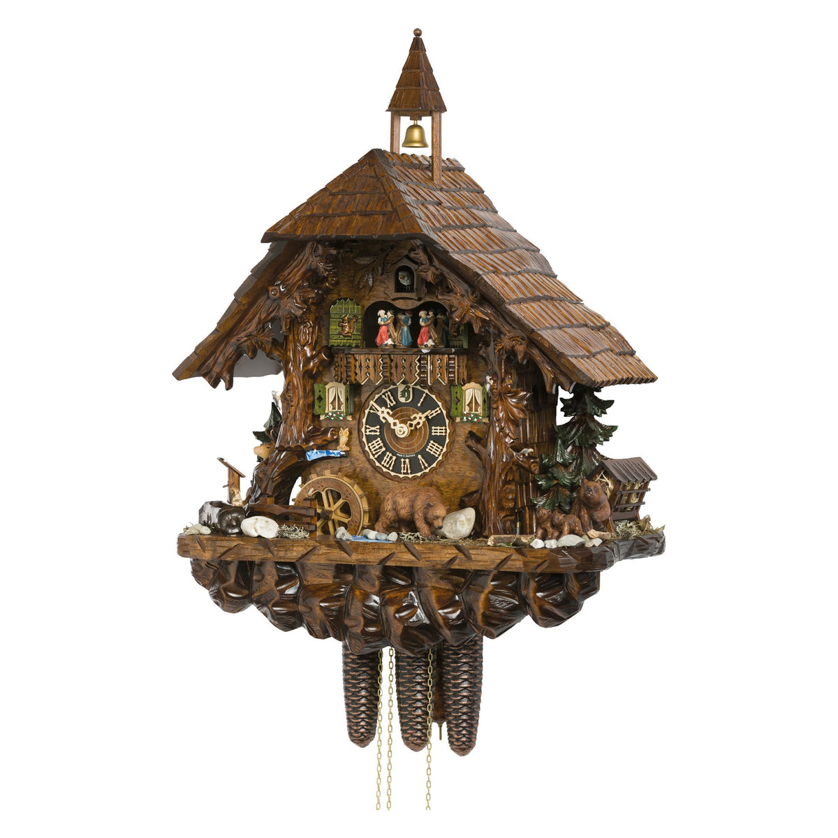 Hönes 86760T — 8-Day Mechanical Musical Cuckoo Clock