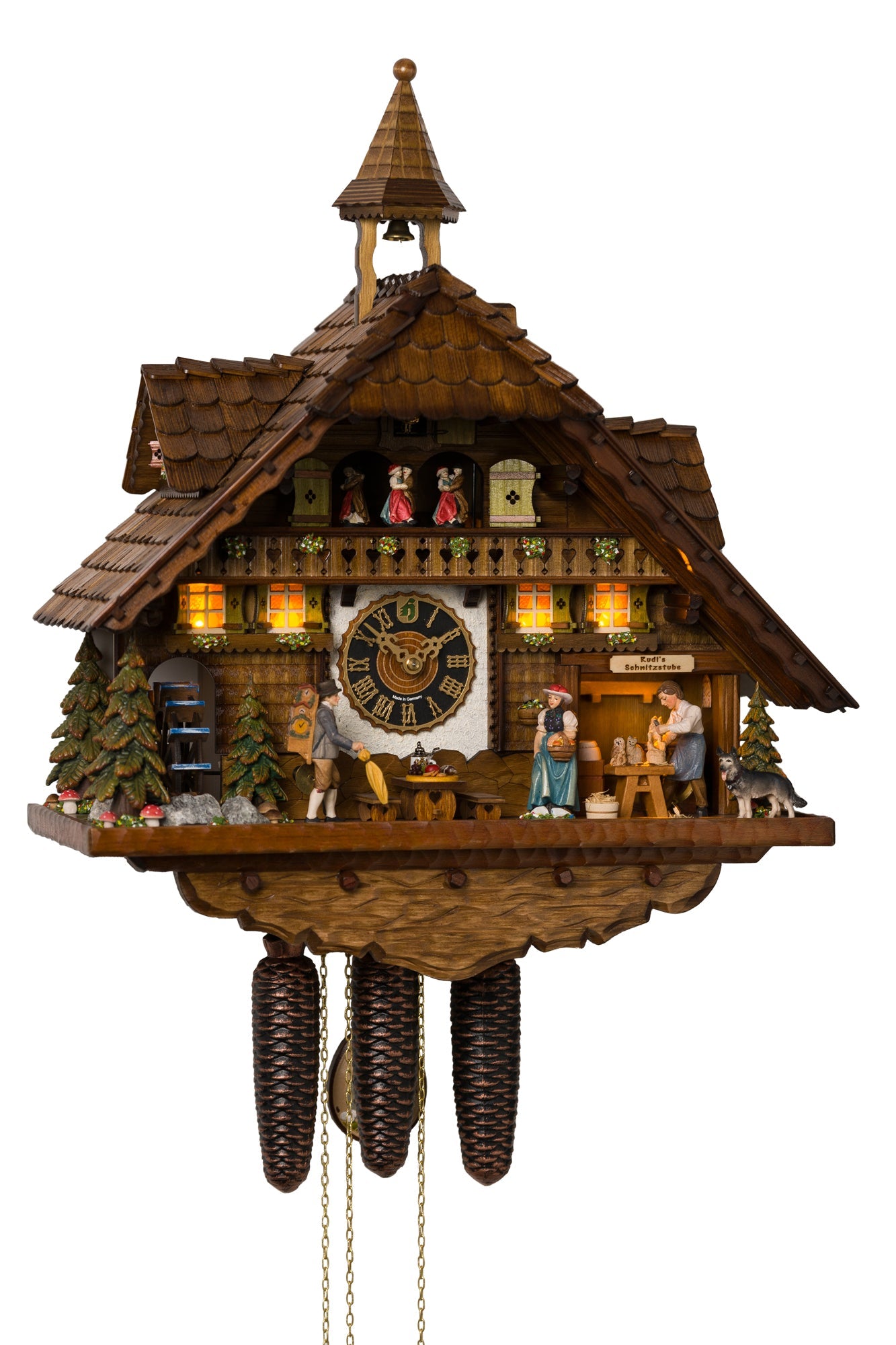 Hönes 86763T - 8-Day Mechanical Musical Cuckoo Clock — official Hönes product image
