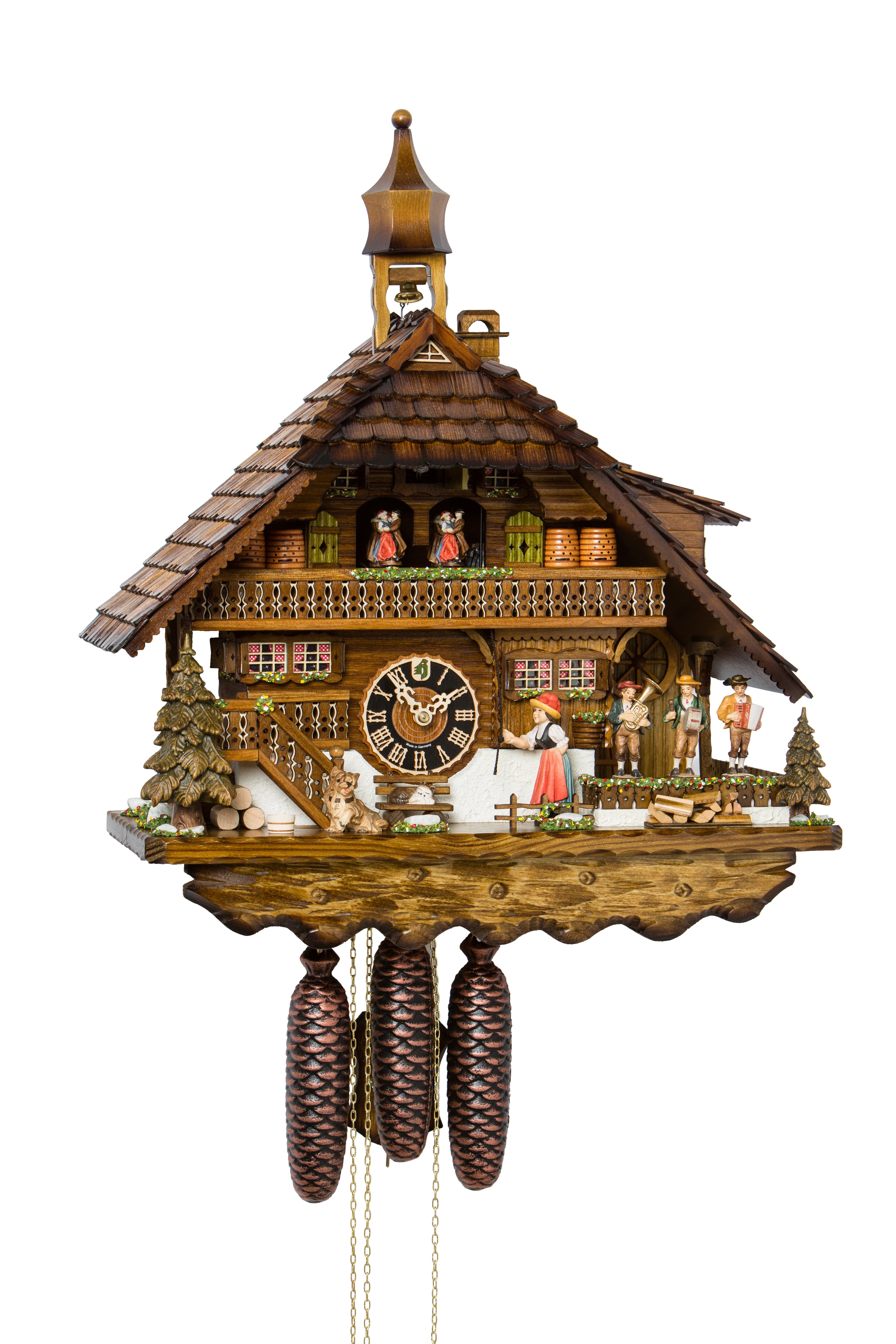 Hönes 8680T - 8-Day Mechanical Musical Cuckoo Clock — official Hönes product image