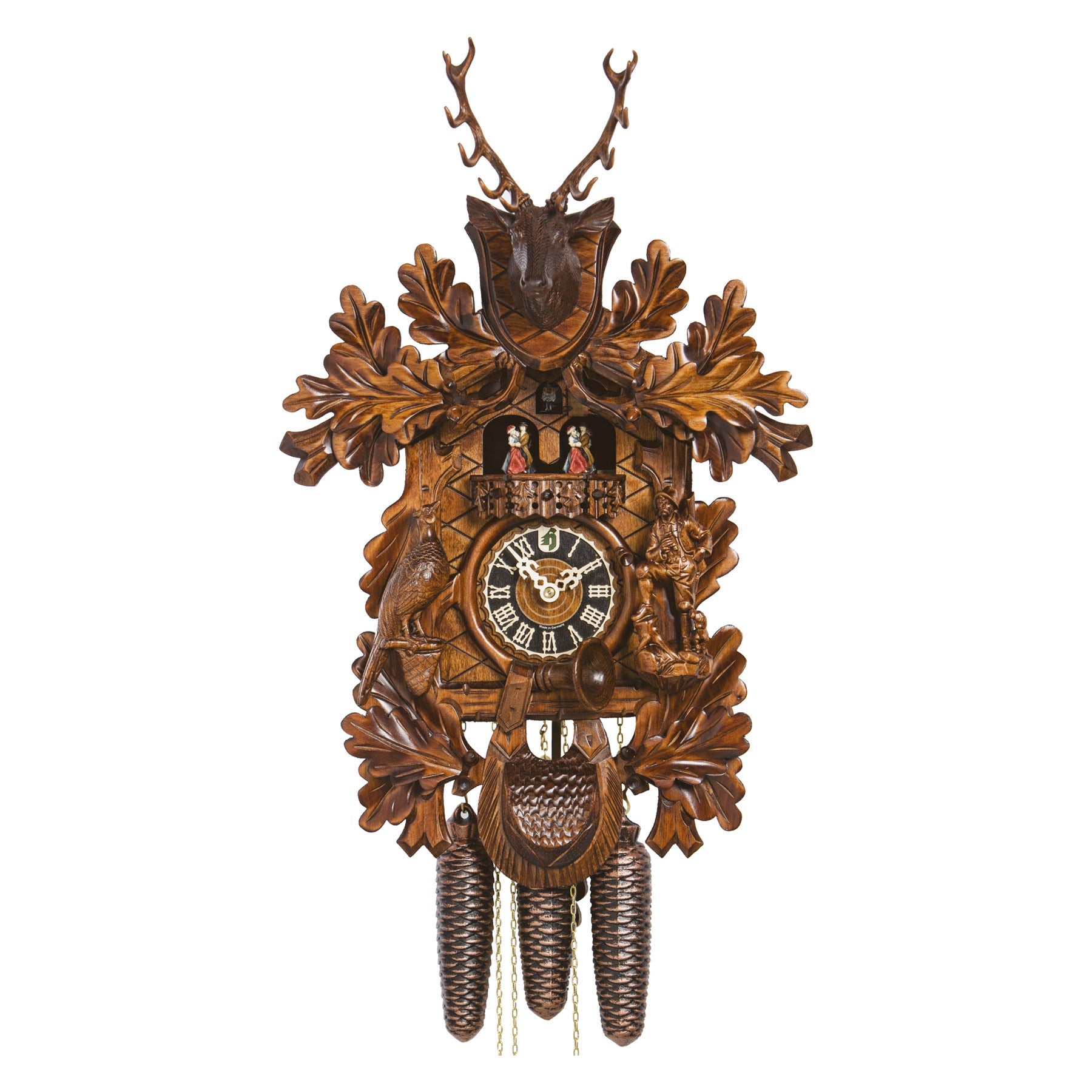 Hönes 8687-5Tnu — 8-Day Mechanical Musical Cuckoo Clock