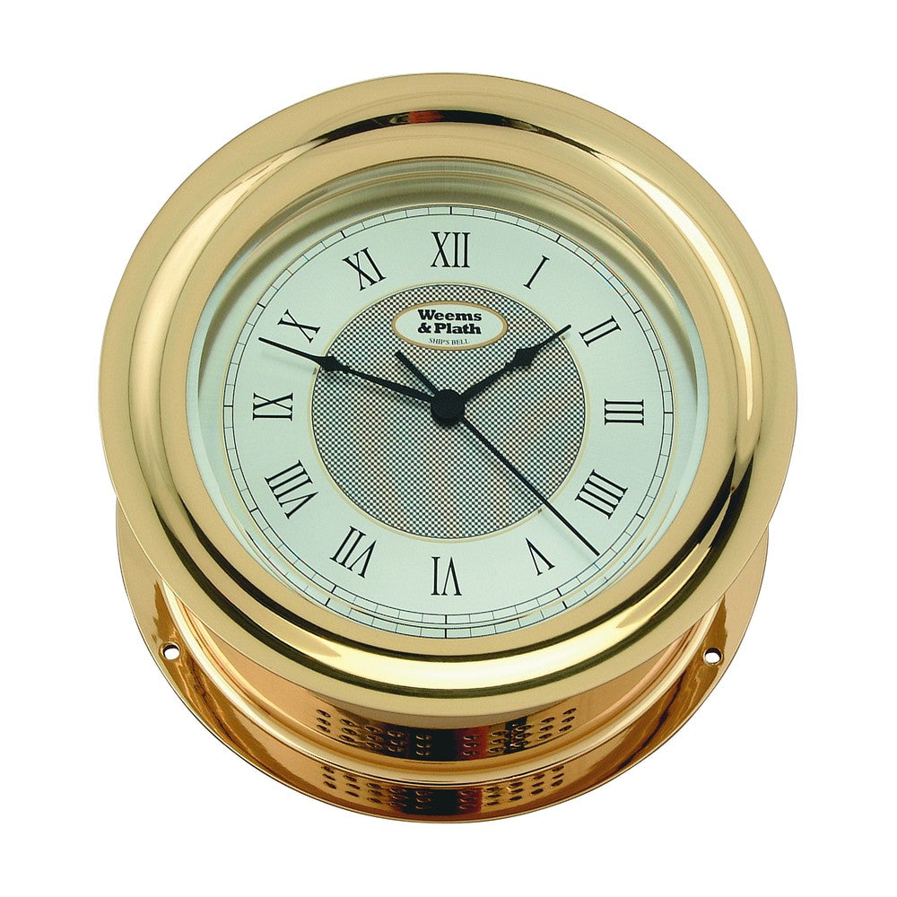 Weems & Plath Anniversary Quartz Ship's Bell Clock