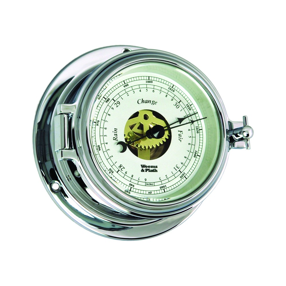 Weems & Plath Chrome Endurance II 105 Open Dial Barometer