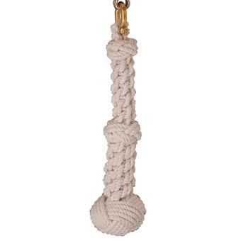 Weems & Plath Off-White Lanyard for 7- and 8-Inch Brass Bells