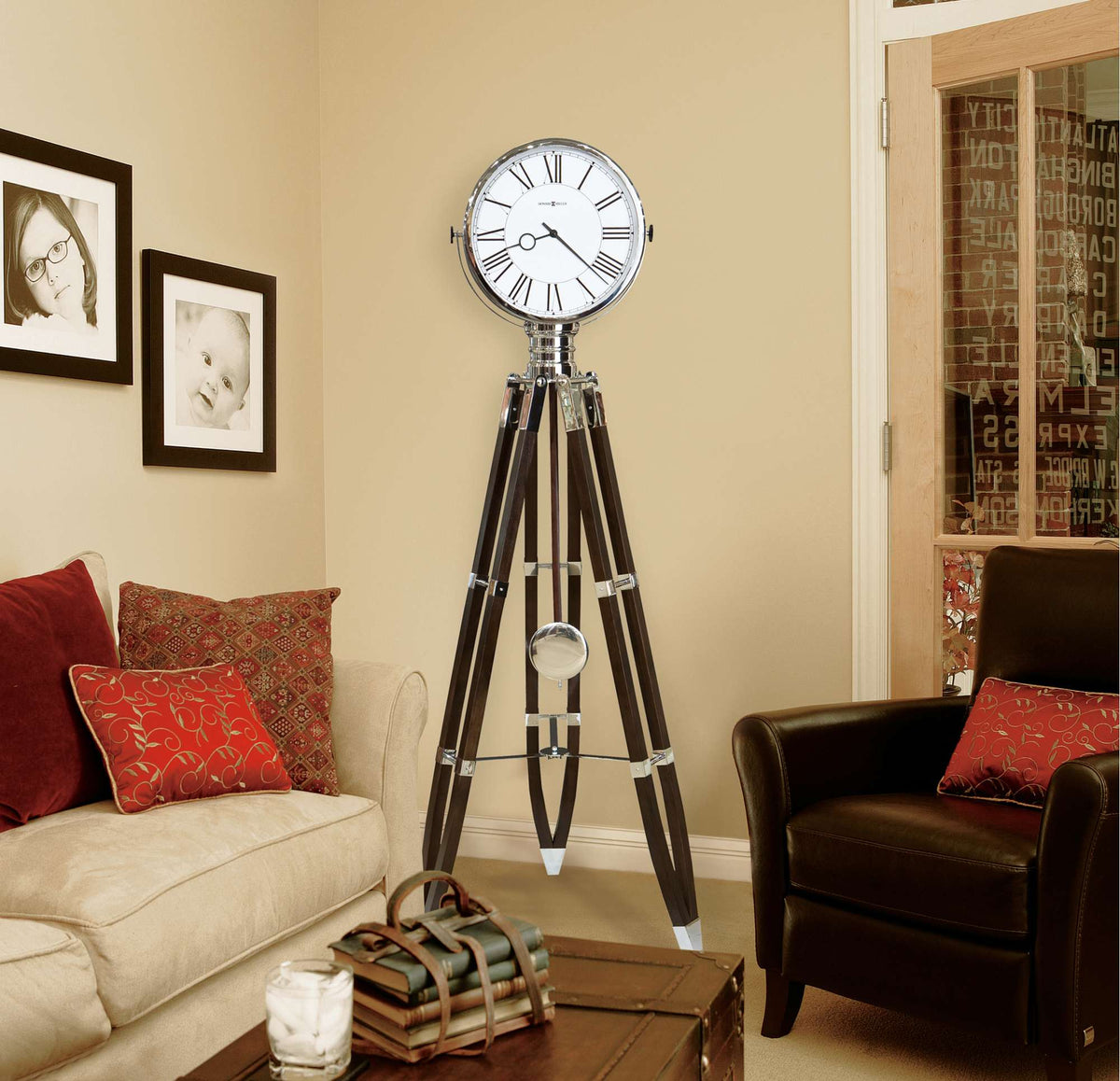 Howard Miller Chaplin I Tripod Grandfather Clock 615070 - manufacturer view 3