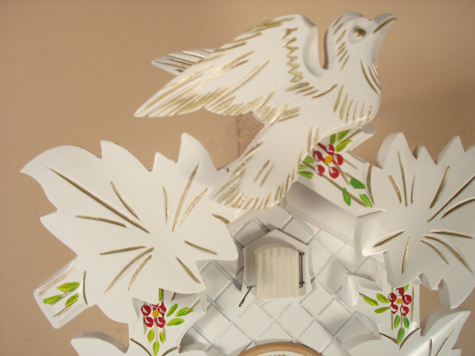 Bird and Leaf – White Floral, 8-Day