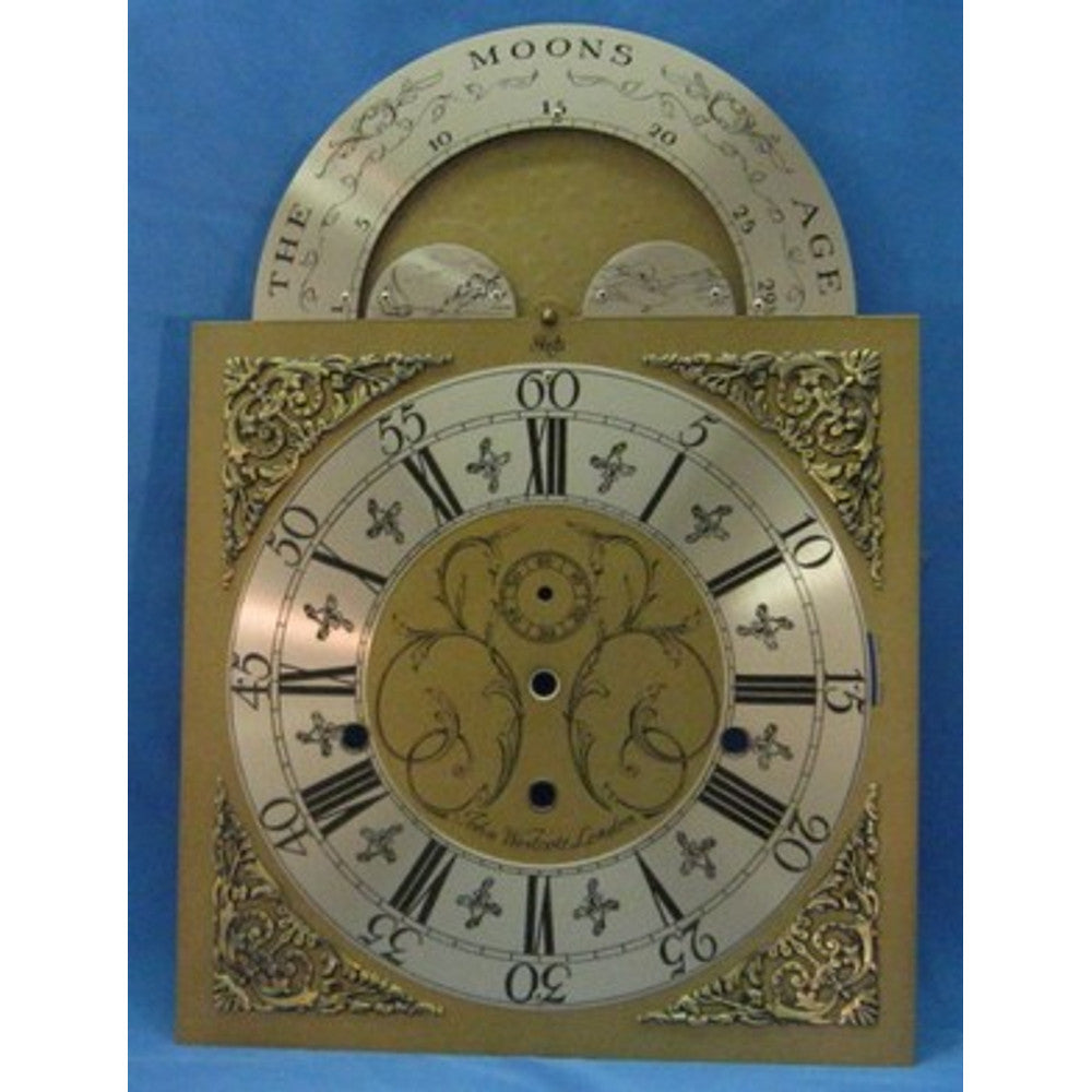 Dial-Grandfather Shape- for Hermle 461-853 Movt.- 11in W x 15.5in H – part D005
