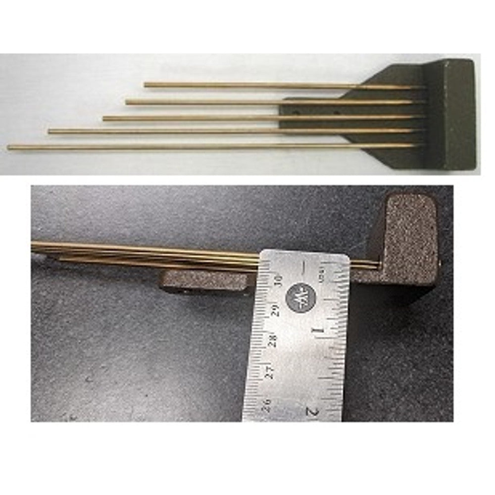 5 Rod Bottom Hammer Movement - Mounted on Bottom - Longest Rod Size 10 5/8in or 27cm – part HCB340L