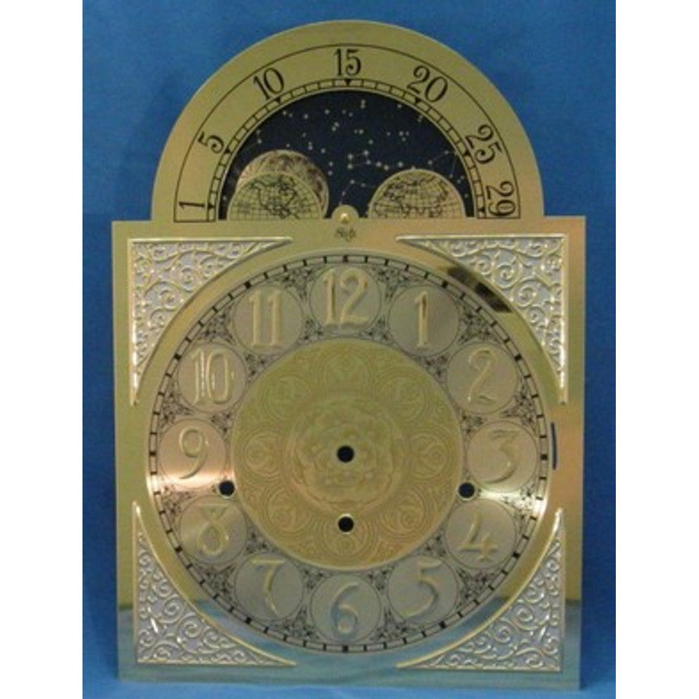 Dial-Grandfather Shape- for Hermle 461-853 Movt.- 11in W x 15.5in H – part D008