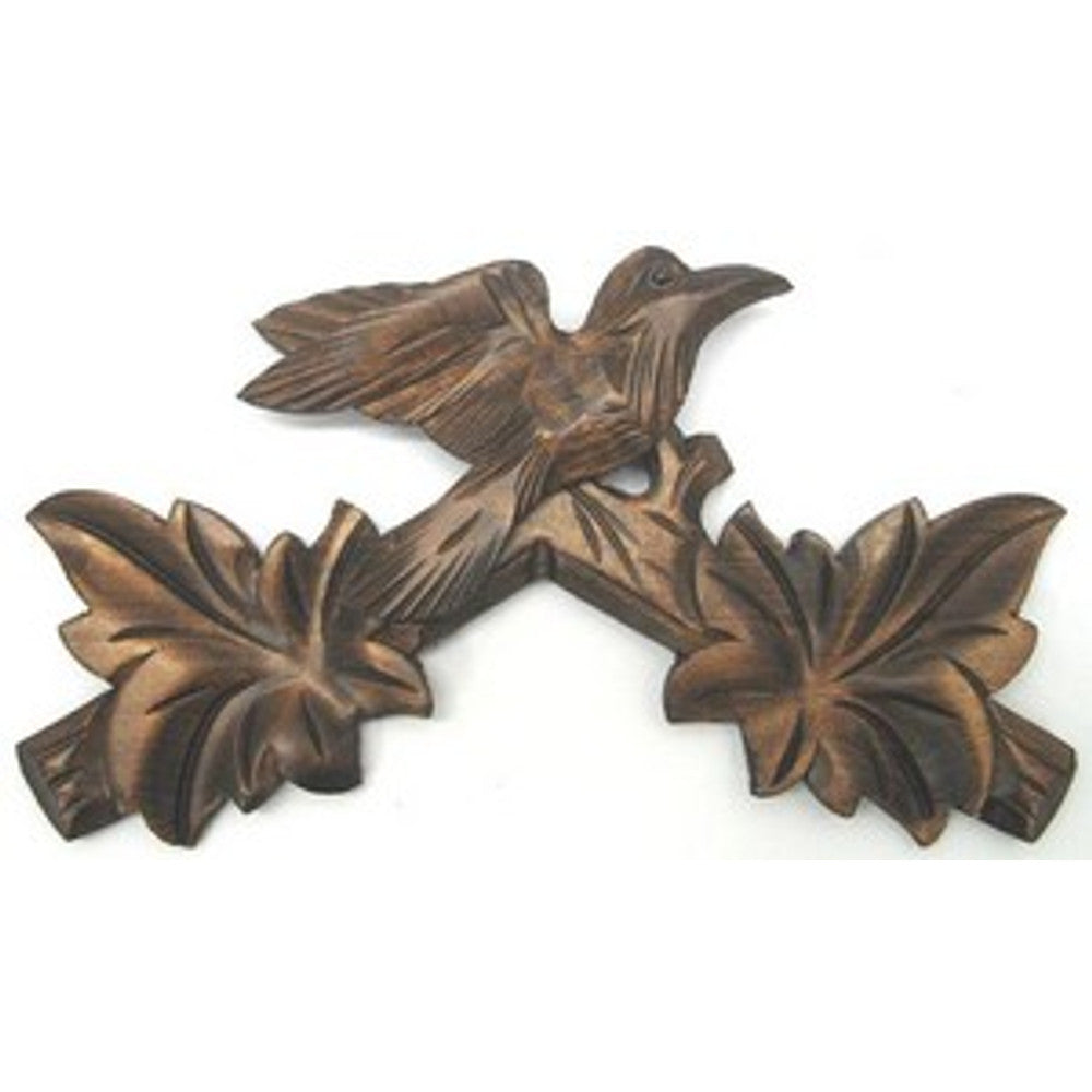Bird top-carving- 8in measured from side to side at widest point – part ATB2