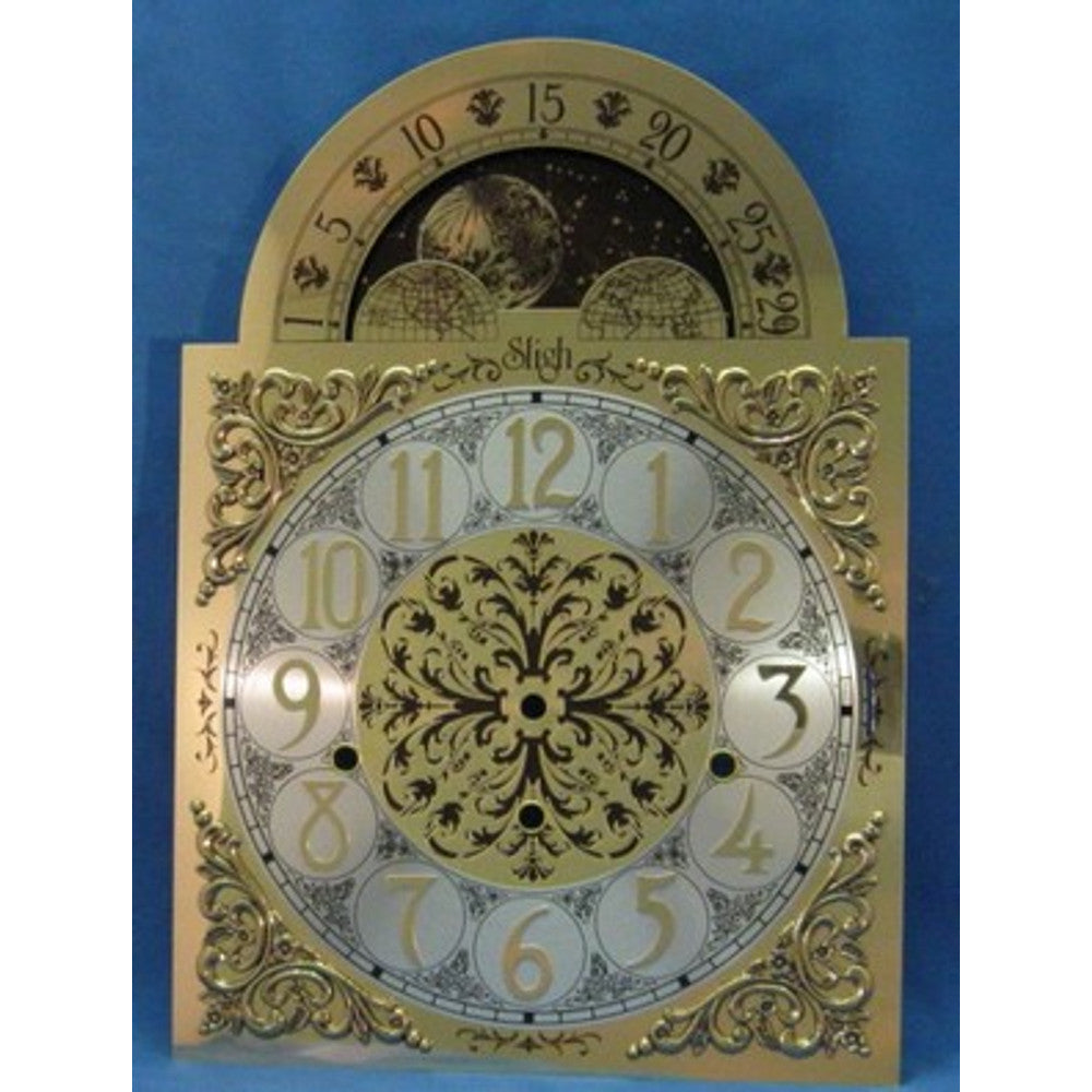 Dial-Grandfather Shape- for Hermle 461-853 Movt.- 11in W x 15.5in H – part D017