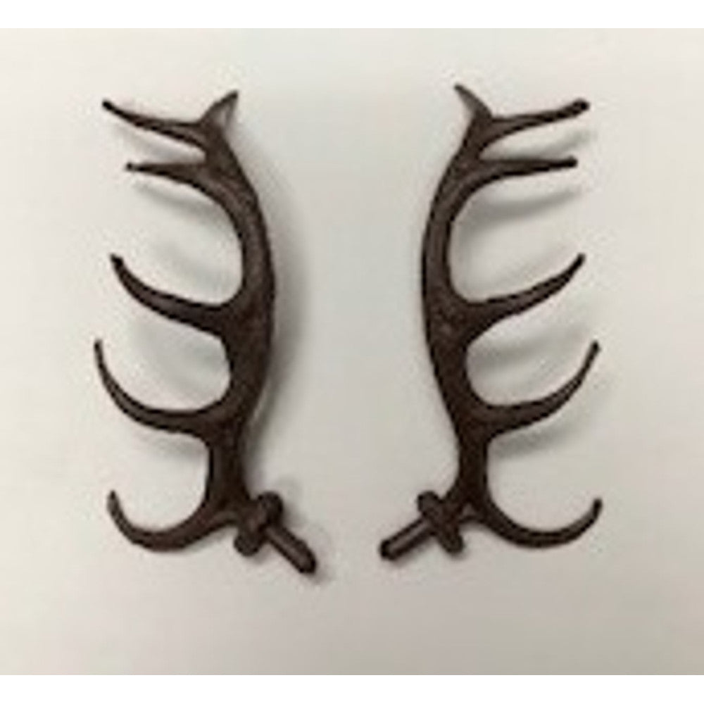 Plastic Antlers - Size: Approx 4 1/4in-4 3/4in - fits deer head ADH70 – part AA04