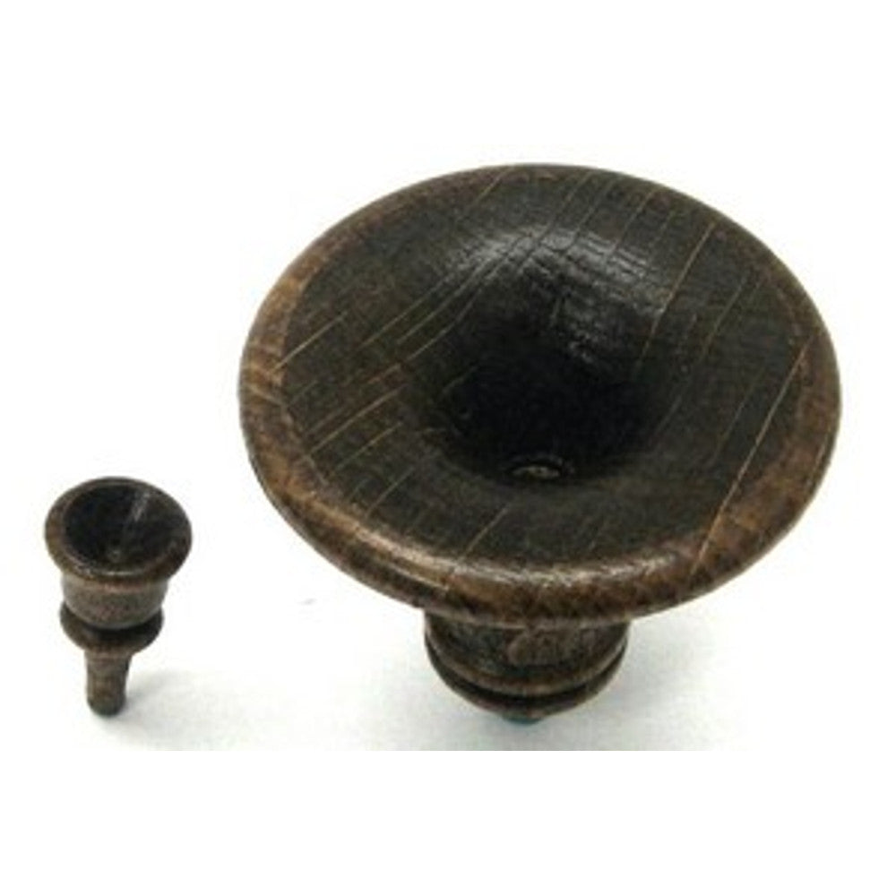 Cuckoo Horn & Mouth Piece - Size 1 1/2in - Wood - Finish Stained Walnut – part AHM40