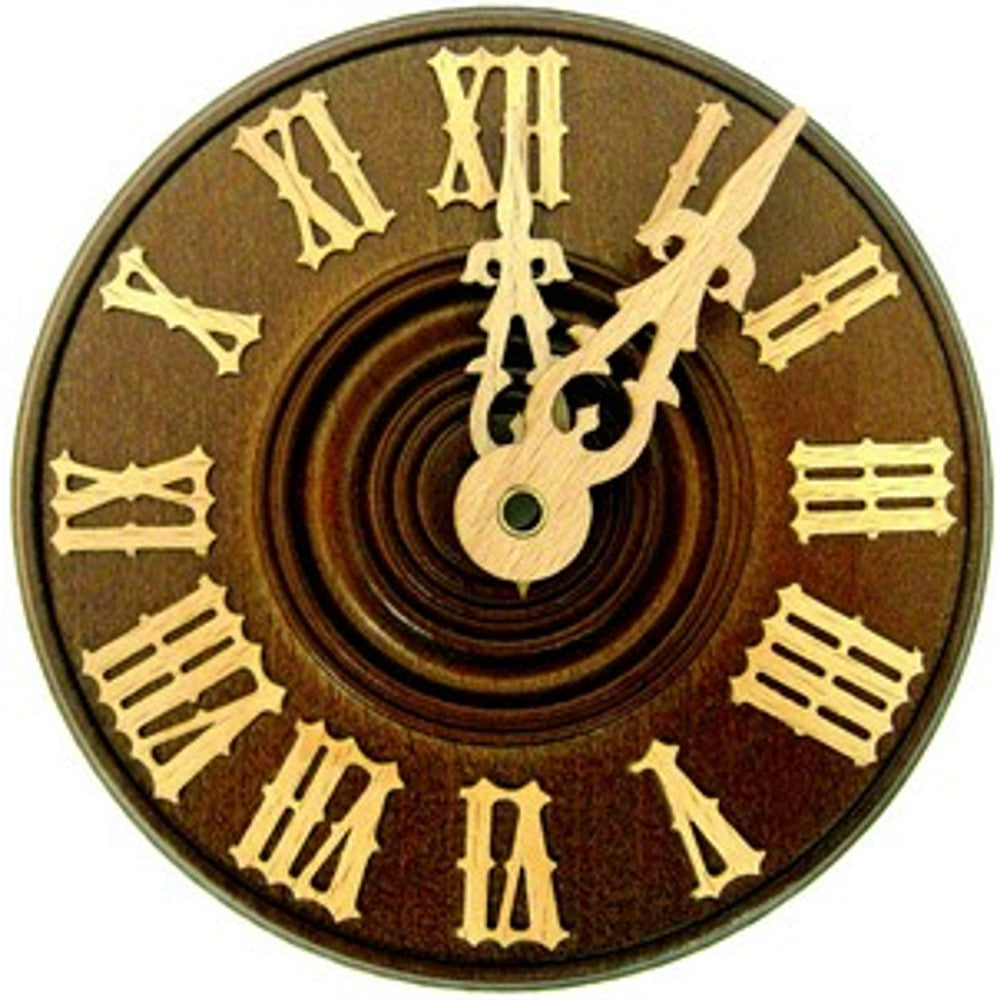 Dial- wood- 90mm Sold with wood hands due to prod avail. pic & colors may not be exact - if important, please call to verify…