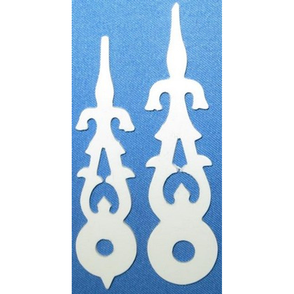 Cuckoo Hand with Round Hole - Plastic White - Size 57mm = 2 1/4 in * these can be used on Hubert Herr but center hole would…