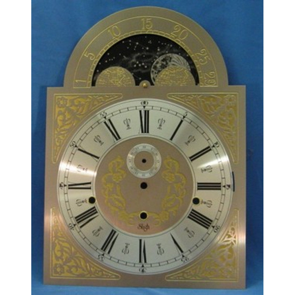 Dial-Grandfather Shape- for Hermle 461-853 Movt.- 11in W x 15.5in H – part D009