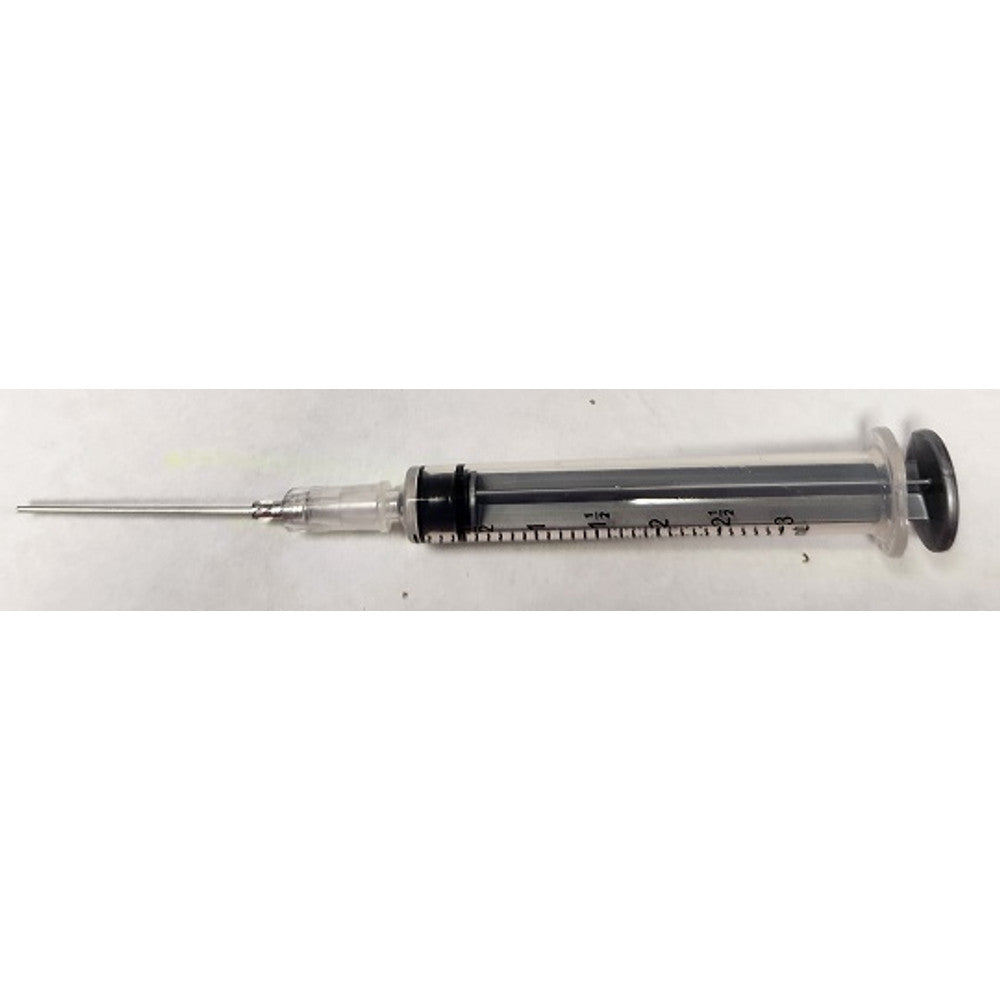 Disposable (all plastic) Syringe - holds 3cc - 20 guage 1 1/2" needle – part DS3CC