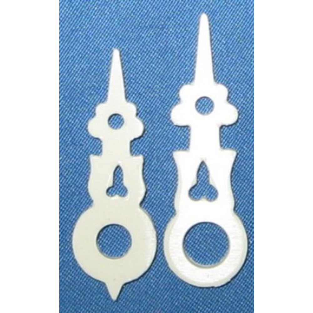 Cuckoo Hand with Round Hole - Plastic White - Size 28mm = 1 1/8 in * these can be used on Hubert Herr but center hole would…