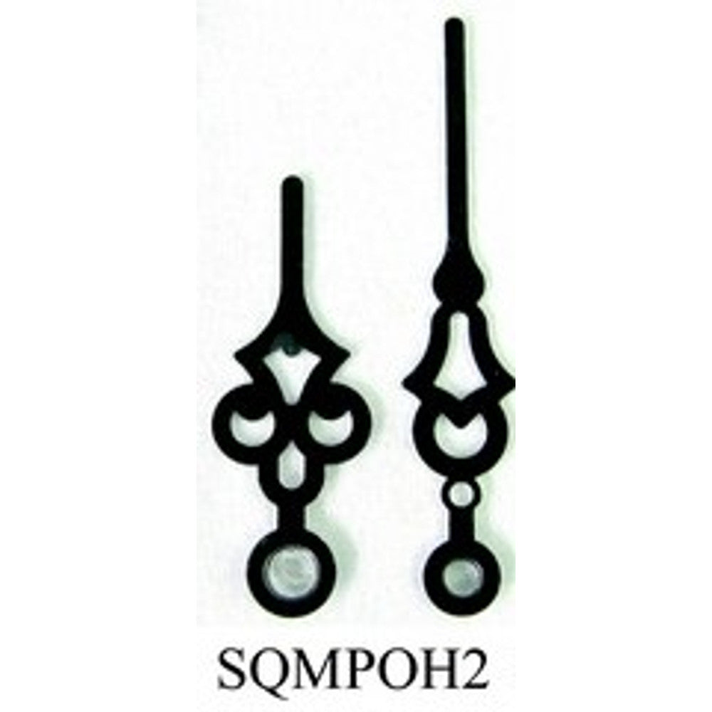 2 7/16in Minute hand length - Contemporary Serpintine Style Hands - For Quartz Push On type only - see SQM100700 OR SQM10074…
