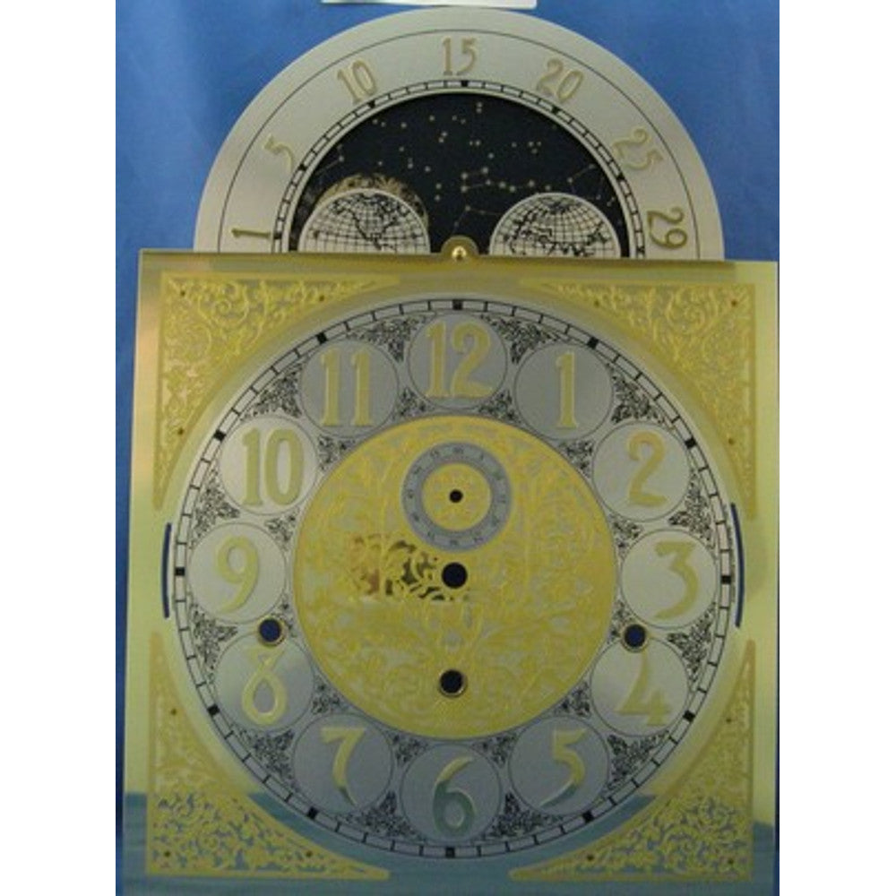 Dial-Grandfather Shape- for Hermle 1171-850/890 Movt.- 11in W x 15.5in H – part HD1171-890