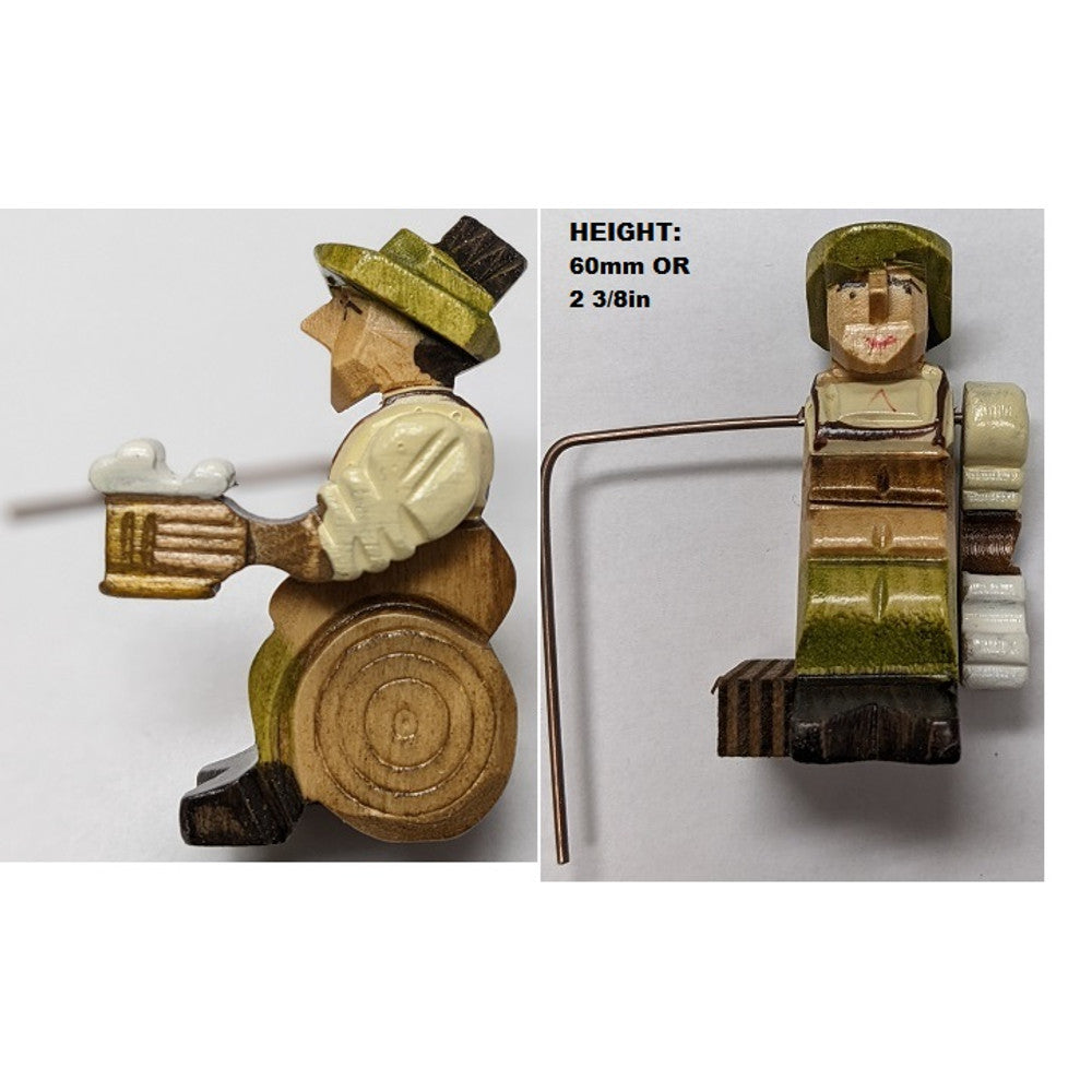 Beer Drinker fig. 60mm or 2 3/8in Height - Accessory for EQMT battery cuckoo – part EQMT/BD