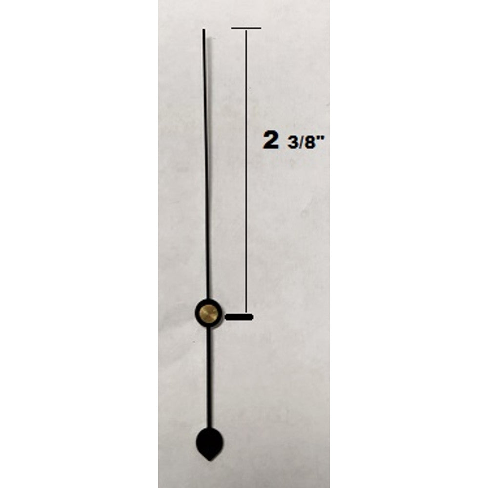 Second Hand - Quartz -2 3/8in - Black – part HHS05Q