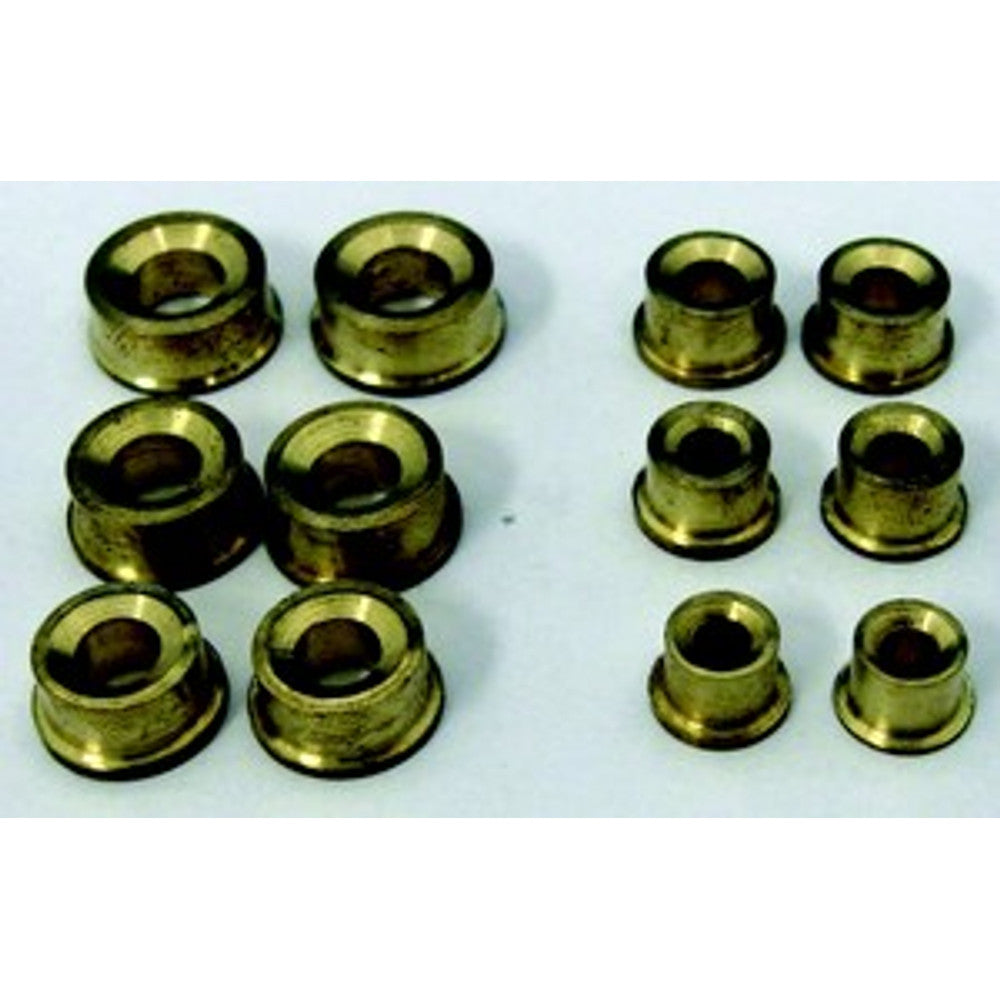 Brass Bushing- Winding Arbors 12 pcs pack - 2 ea size – part IBB12