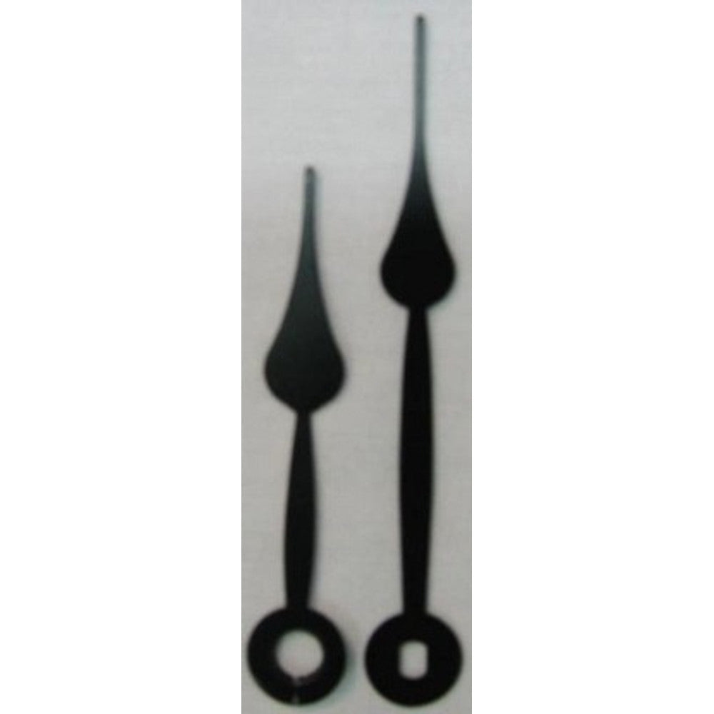 5 1/4in Minute hand length - Spade Style Hands - For Quartz I shaft type – part IQH525