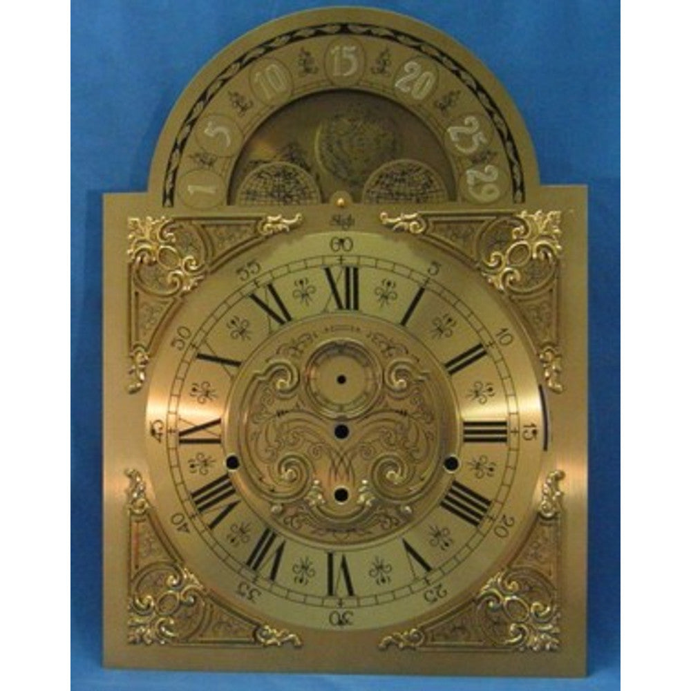 Dial-Grandfather Shape- for Hermle 461-853 Movt.- 12.5in W x 17.5in H – part D021
