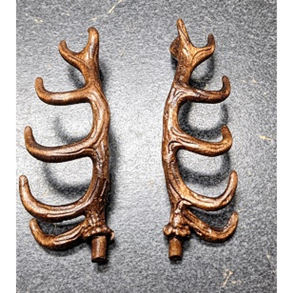Wood Antlers - size 2 3/4in or 73mm - for standing Elk – part AA04ELK