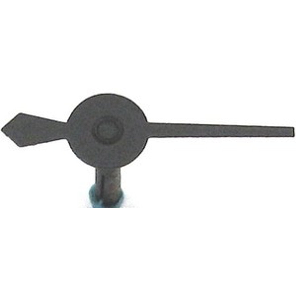 Hermle Calendar or Date Hand 1/2in - Black from center of hole to tip – part HH02