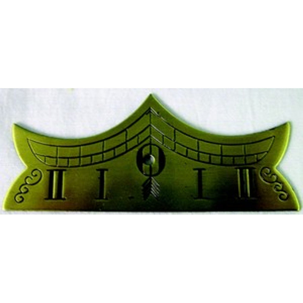 Brass Regulator Plaque – part BRP
